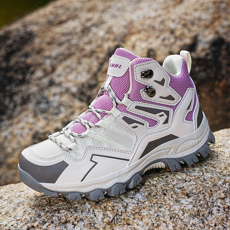 Botas de Caminhada Unissex LAXSESU (Cano Médio) - Respiráveis e com Ajuste Confortável