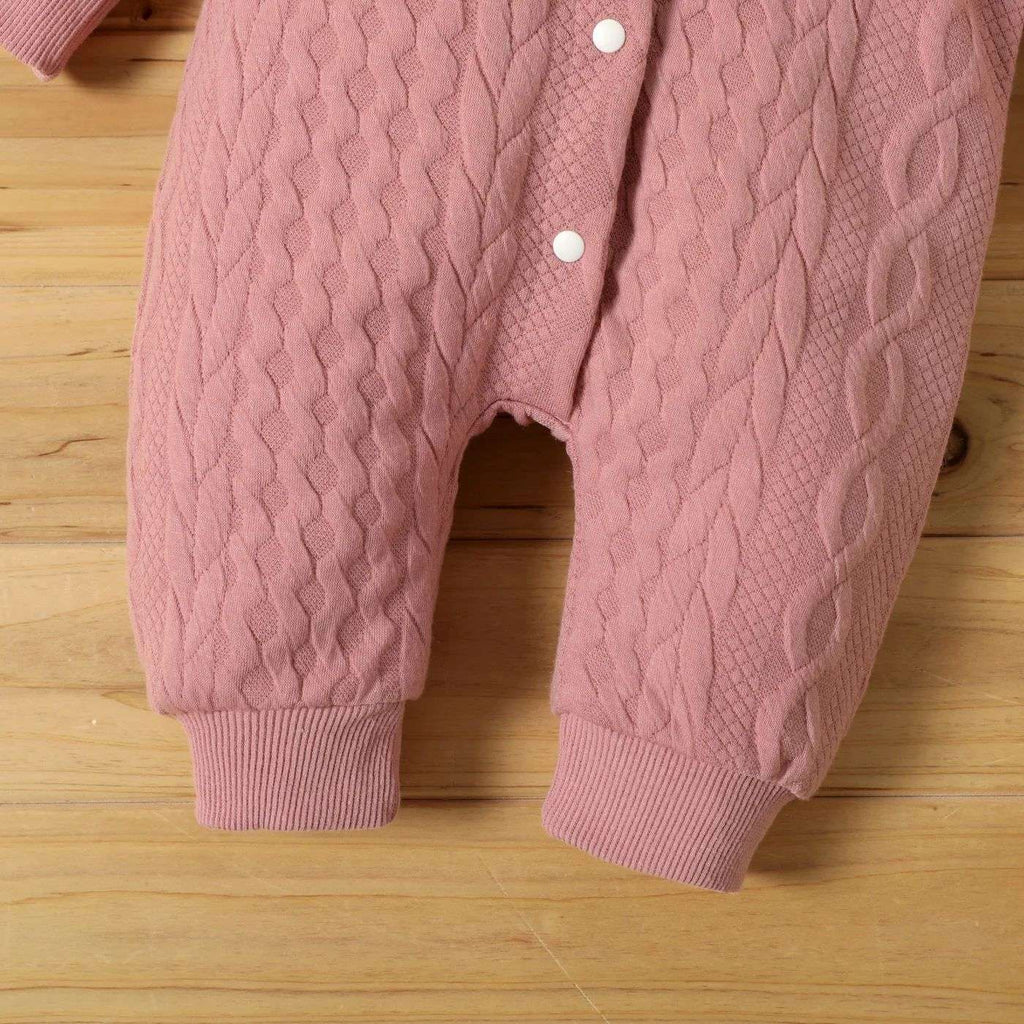 Macacão para bebês recém-nascidos de 0 a 18 meses, meninos e meninas, orelhas