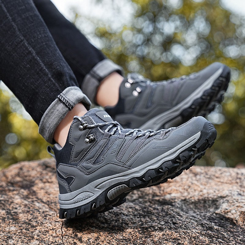 Botas de Caminhada Unissex LAXSESU (Cano Médio) - Respiráveis e com Ajuste Confortável