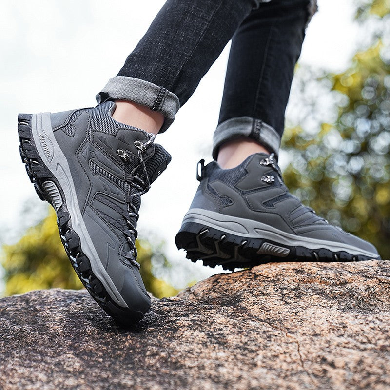 Botas de Caminhada Unissex LAXSESU (Cano Médio) - Respiráveis e com Ajuste Confortável