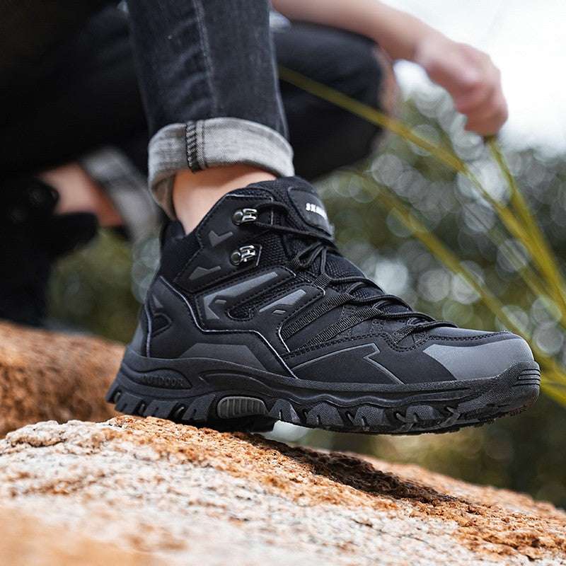 Botas de Caminhada Unissex LAXSESU (Cano Médio) - Respiráveis e com Ajuste Confortável