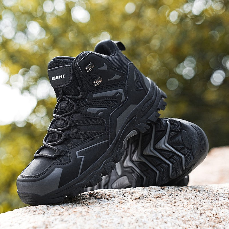Botas de Caminhada Unissex LAXSESU (Cano Médio) - Respiráveis e com Ajuste Confortável