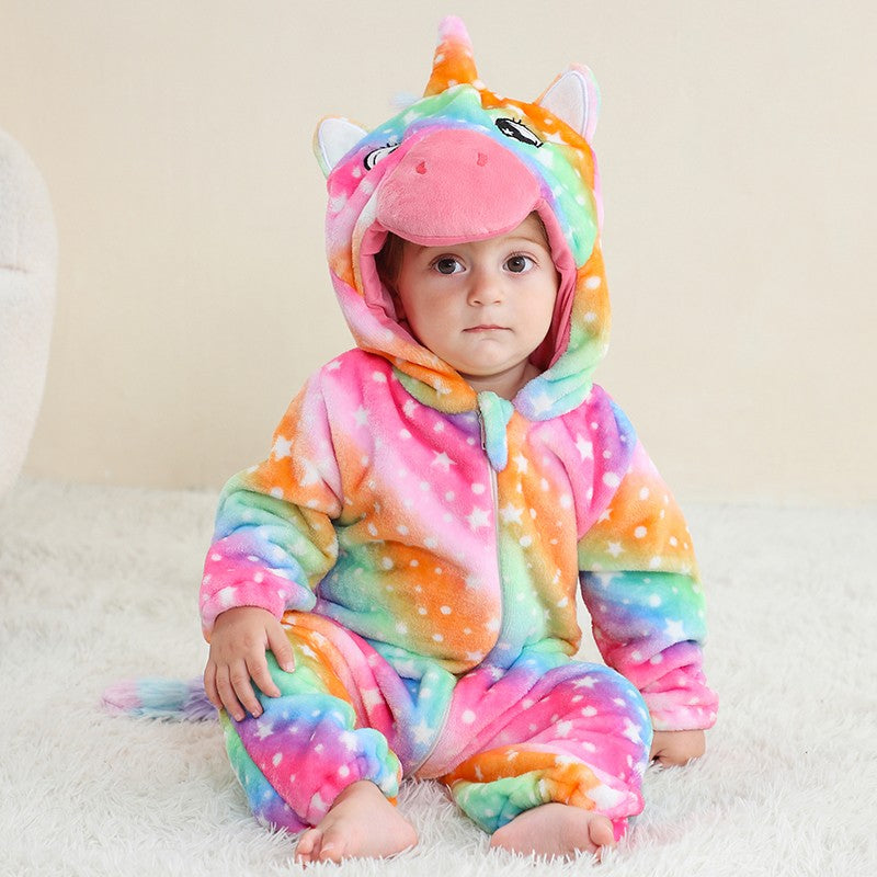 Trajes de dinossauro vermelho macacão de bebê recém-nascido criança cosplay