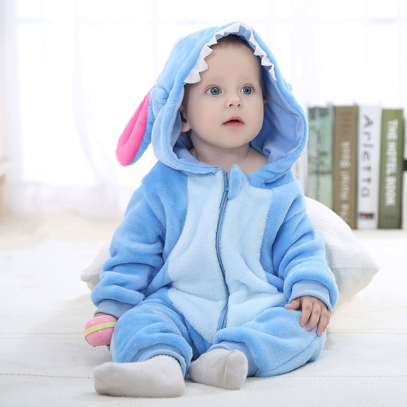 Trajes de dinossauro vermelho macacão de bebê recém-nascido criança cosplay