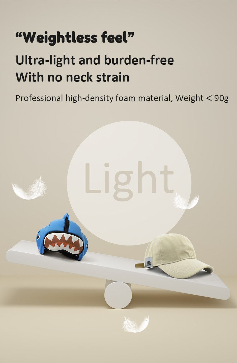 Capacete de Proteção Anti-Impacto para Bebê Mambobaby Guard - Leve, Respirável e com Design Fofo de Animais