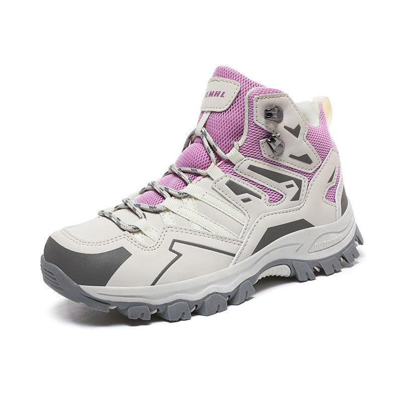 Botas de Caminhada Unissex LAXSESU (Cano Médio) - Respiráveis e com Ajuste Confortável