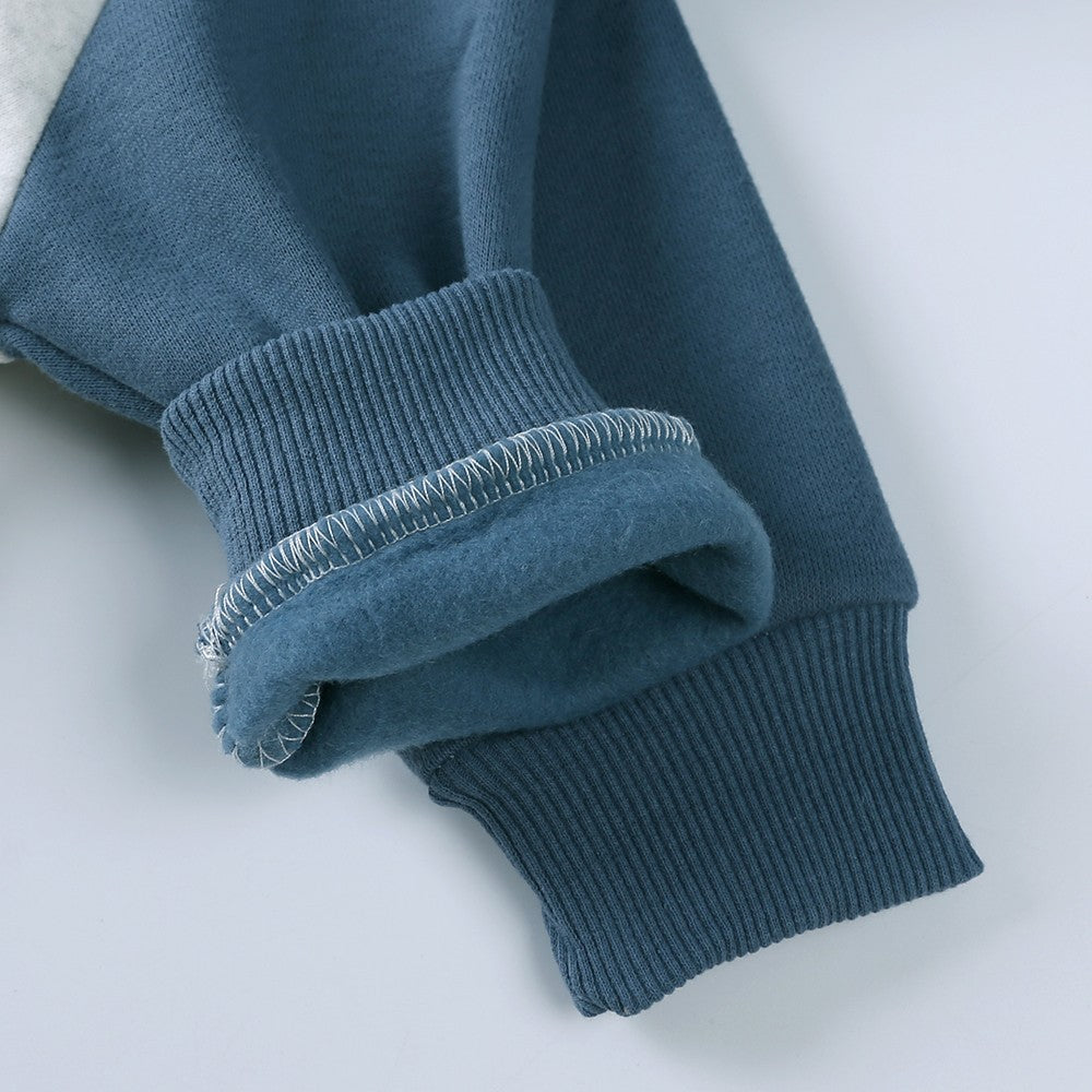 0-24m bonito bebê recém-nascido macacão inverno absorvente velo roupas quente