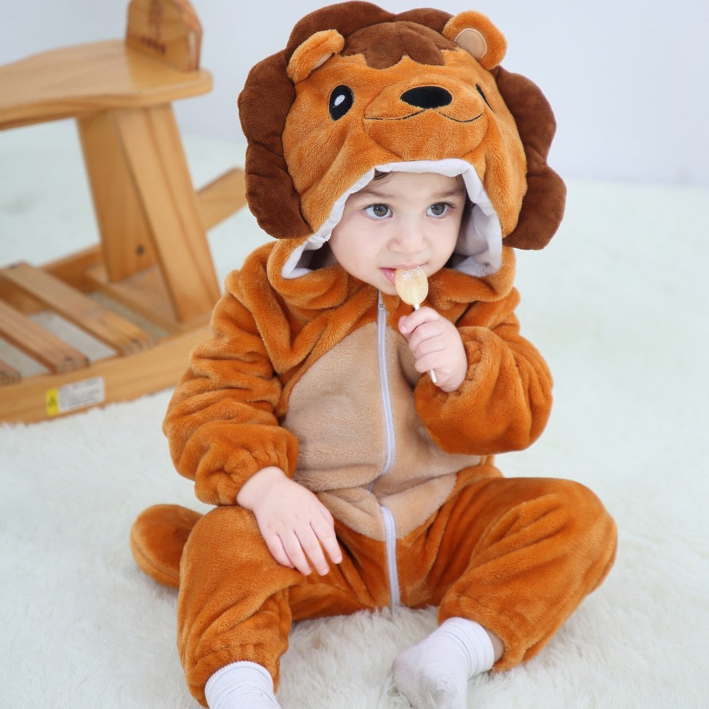 Trajes de dinossauro vermelho macacão de bebê recém-nascido criança cosplay