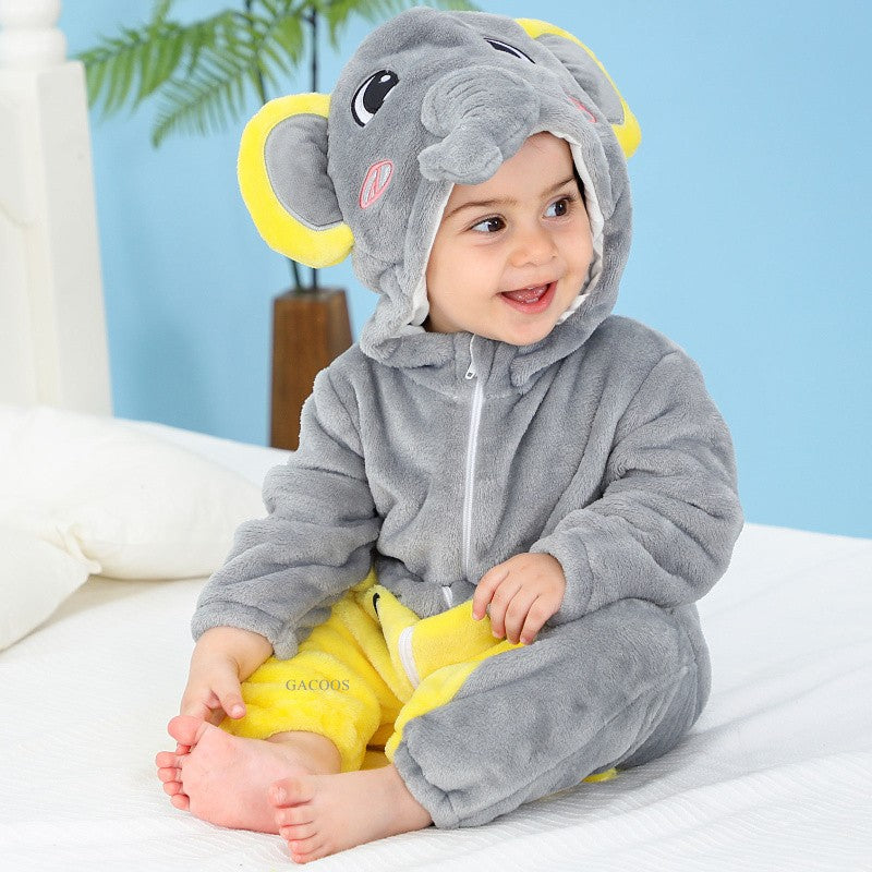 Trajes de dinossauro vermelho macacão de bebê recém-nascido criança cosplay