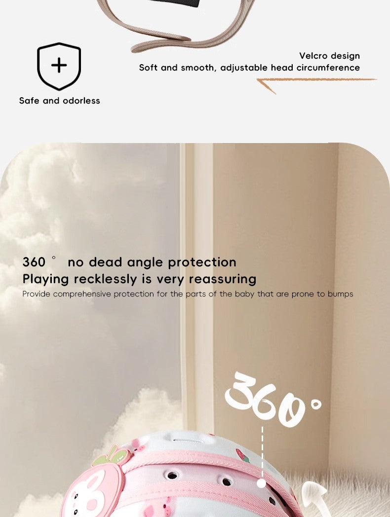 Capacete de Segurança Infantil AIBEDILA (Baby) - Proteção 360°, Macio e Respirável