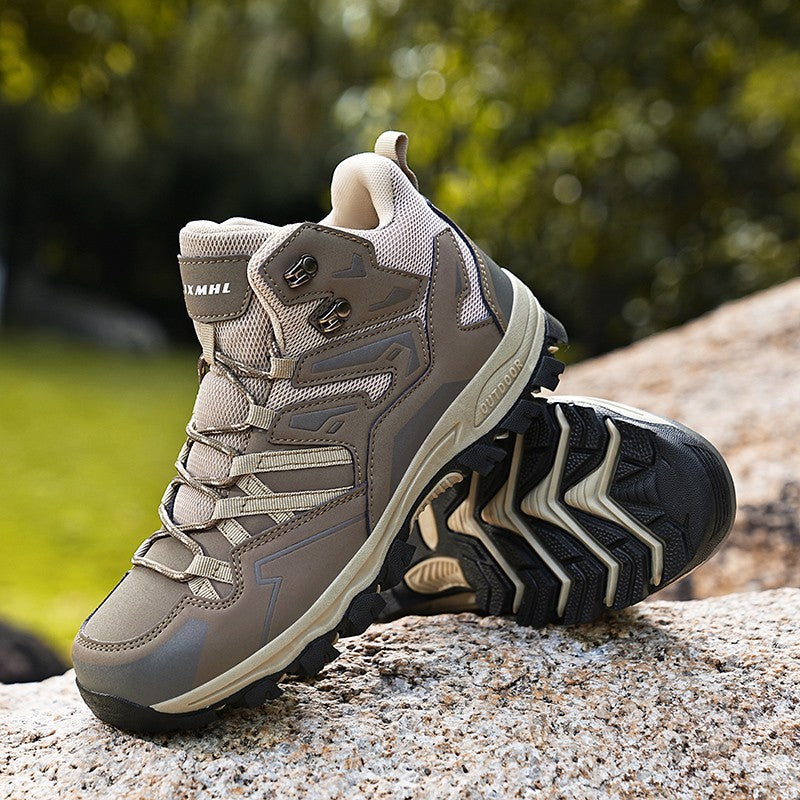 Botas de Caminhada Unissex LAXSESU (Cano Médio) - Respiráveis e com Ajuste Confortável